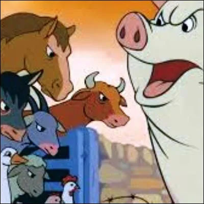 Quel &eacute;crivain est l�auteur du roman "La Ferme des animaux" ?