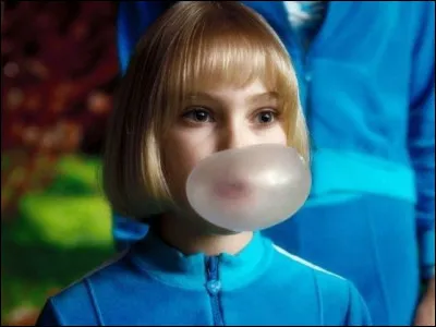 En quoi Violet s'est-elle transformée grâce à un chewing-gum ?