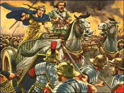 En 60 après J. -C cette reine des Iceni (peuple brittonique), a mené une révolte armée désespérée. La jeune femme a voulu venger sa famille et son peuple, violemment humiliés par les Romains. Qui est-elle ?