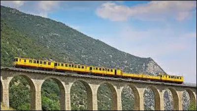 Dans quel pays circule le célèbre train jaune ?