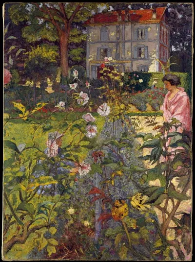 Qui a représenté "Le Jardin de Vaucresson" ?