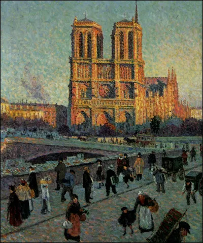 Qui est le peintre du "Quai Saint-Michel" ?