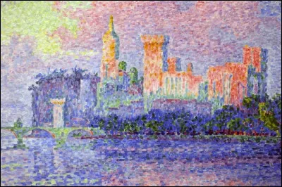 Qui a peint "Le Palais des papes à Avignon" ?