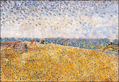 Qui a peint "Plage à Heyst" ?