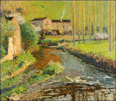 À qui doit-on cette "Vue du pont de la Bastide-du-Vert ?
