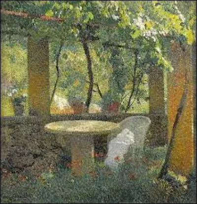 Qui a peint "Sous la treille" ?