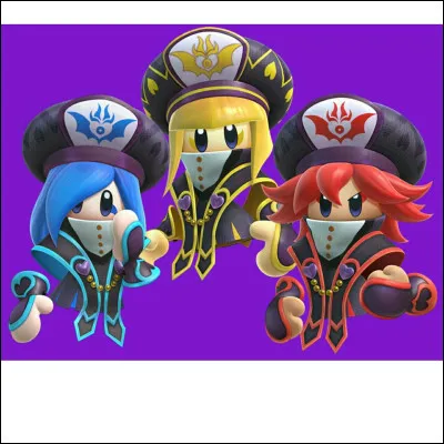 Comment s'appellent ces trois personnages ?