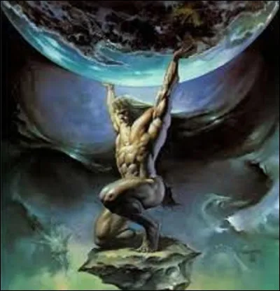 Mythologie : 
Pierre est issu du latin petrus, traduction du mot grec petros, ce qui donne en traduction ''celui qui porte le monde'', assimilation au titan Atlas. Quel dieu est son père ?