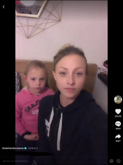 Sur la chanson de quelle chanteuse était son premier musical.ly (TikTok) ?