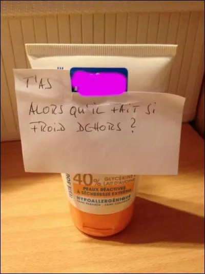 On n'est m&ecirc;me pas en avril, y'en a mars !