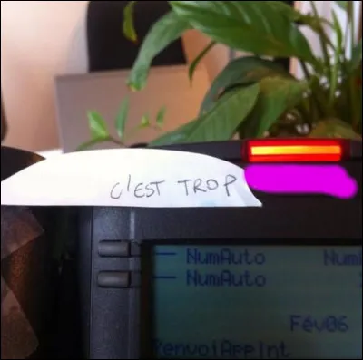 ...&agrave; cause des radiations &eacute;lectro-magn&eacute;tiques, peut-&ecirc;tre ?