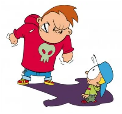 Tu es au collège et tu vois un petit garçon se faire harceler, quelle est ta réaction ?