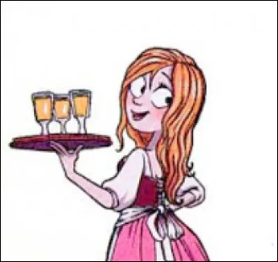 Qui est cette jolie serveuse ?