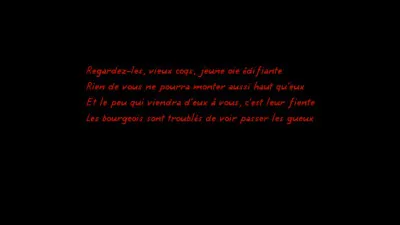 Métaphore de la liberté : Quel animal est, en quelque sorte, "porté aux nues" dans cette chanson, dont voici le dernier quatrain ?