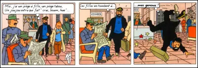 Haddock a une drôle de chanson qui lui trotte dans la tête...