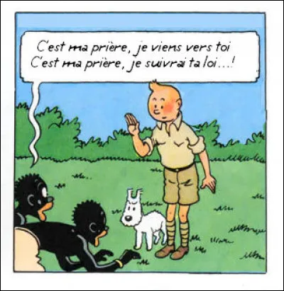 Avec ça, Tintin risque de se prendre pour Dieu...