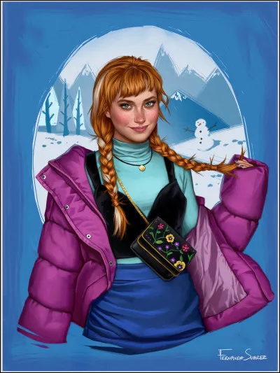Elle est la petite sur de la princesse Elsa, adore les câlins, est courageuse, ferait tout pour sa sur, est transformée en statue de glace, est courtisée par Hans et épouse Kristoff. Qui est-elle ?
