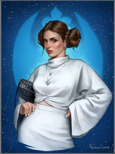 Elle est la fille du légendaire Jedi Anakin Skywalker et de l'ex-reine Padmé Amidala, sénatrice de Naboo. Elle est également la sur jumelle du chevalier Jedi Luke Skywalker. Sa mère meurt en leur donnant naissance tandis que son père bascule du côté obscur de la Force sous le nom de Dark Vador. Qui est-elle ?