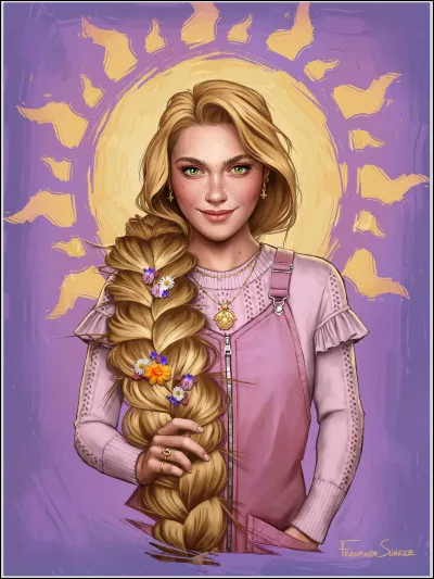 Elle a une chevelure magique (de rêve, ou pas), a été enlevée par une vieille folle, a été élevée dans une tour isolée du monde et elle a un caméléon nommé Pascal. Qui est-elle ?