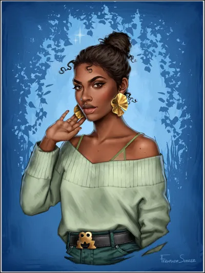 Elle est douée pour cuisiner, elle a embrassé une grenouille, est devenue une grenouille, a rencontré une luciole nommée Ray et une sorcière et elle s'est mariée avec le prince Naveen. Qui est-elle ?