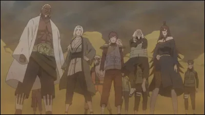 Qui déclare la guerre aux 5 grandes nations ninjas ?