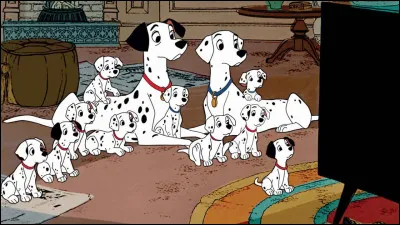 De quelle couleur est le collier de Rolly l'un des chiots dans "Les 101 Dalmatiens" ?