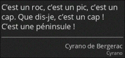 Quelle est la figure de style dans cette célèbre réplique ?