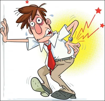 Je me suis bien fait avoir ! Je l'ai eu, c'est sûr, dans quelle partie du dos ?