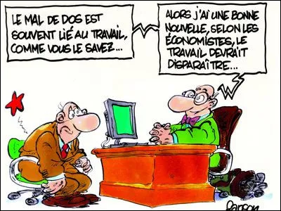 On nous annonce que le chef de service sera présent toute la journée :