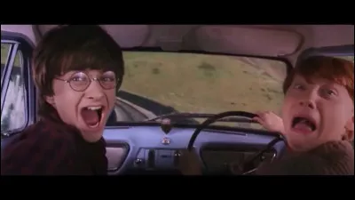 Dans quel tome Harry et Ron vont-ils voyager avec une voiture volante ?