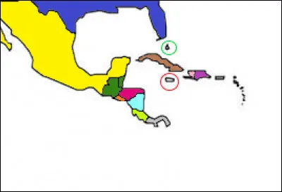 Quel est le pays indiqué en violet sur la carte ?