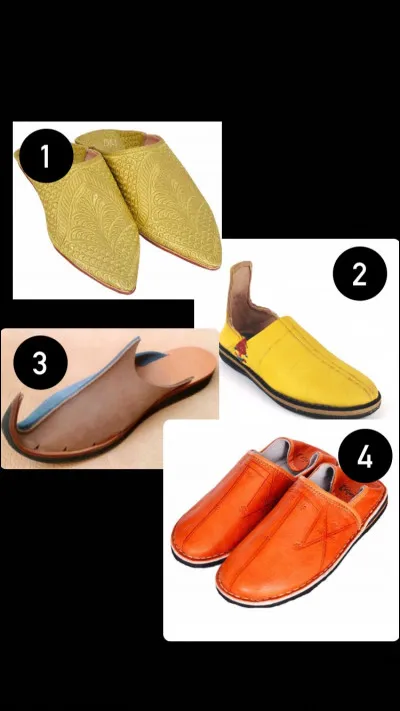 Choisis la meilleure babouche.