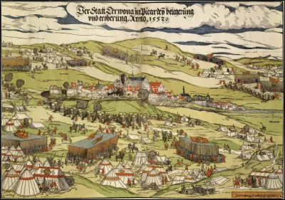 Le 20 avril 1553, Charles-Quint s'empare de la ville, place forte de l'Artois. Il la fait raser entièrement, y compris la cathédrale, les couvents et abbayes. Après l'arasage, du sel est répandu. La ville est abandonnée. C'est ...