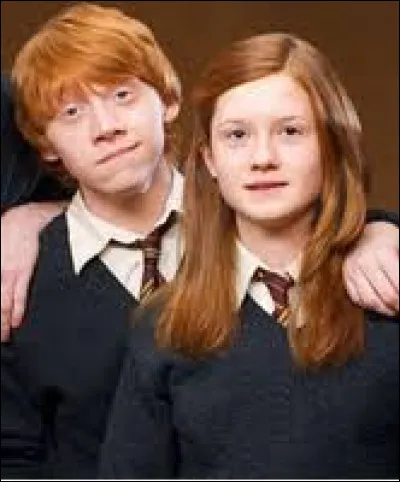 Ginny Wealsey est la grande sur de Ron.