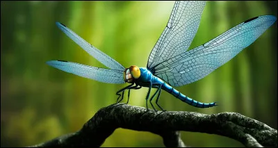 Complète : __ libellule turquoise.