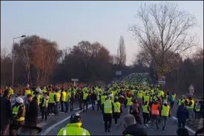 En France, en quelle année est apparu le mouvement des gilets jaunes ?