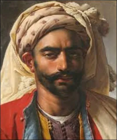 Datant de 1819, ''Portrait de Mustapha'' est une toile peinte par un néoclassique. De qui est ce tableau ?