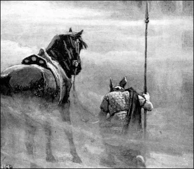 Quel cheval Hermöð a-t-il monté pendant 9 nuit ?