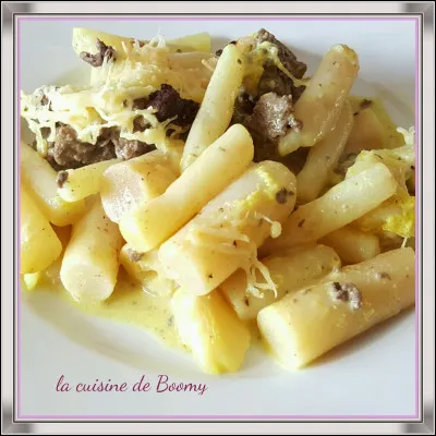 Ce légume-racine à la saveur douce se trouve surtout en conserve, car difficile à éplucher. Il fait partie des légumes oubliés et pourtant... en gratin c'est un délice.