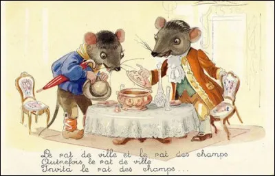 Compl&eacute;tez le titre de cette fable de La Fontaine : "Le Rat de ville et le Rat des...".