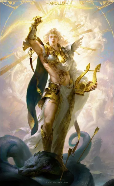Le dieu Apollon était vénéré par les...