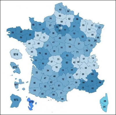 Combien y-a-t-il de départements français ?