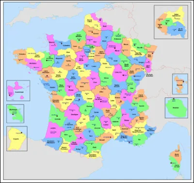Quel est le plus petit département avec 105 km2 ?