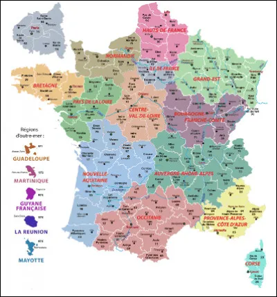 Quel département ne fait pas partie de la région Grand-Est ?