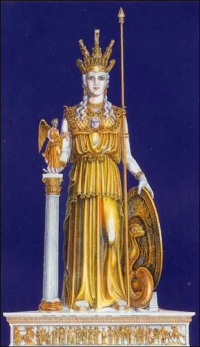 Athéna est une divinité importante du panthéon...