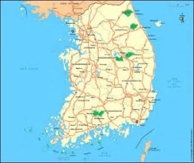 Dans quel hémisphère se situe la Corée du Sud ?