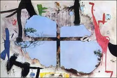 Qui a peint "Toile brûlée" ?