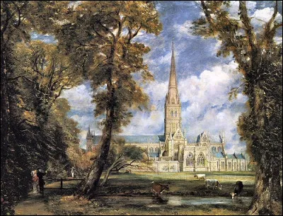 Le peintre paysagiste du XIXe siècle, auteur de ce tableau, c'est ... Constable.