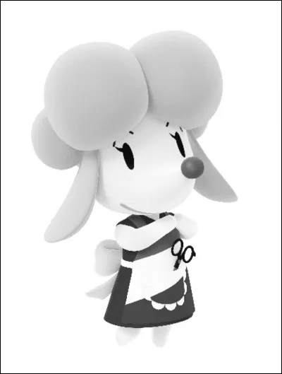 De quelle couleur est la robe de Ginette ?