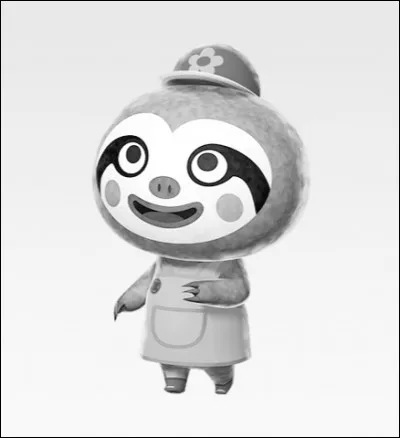 De quelle couleur est la fleur sur le chapeau de Racine ?